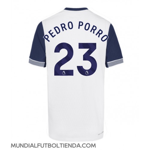 Camiseta Tottenham Hotspur Pedro Porro #23 Primera Equipación Replica 2024-25 mangas cortas